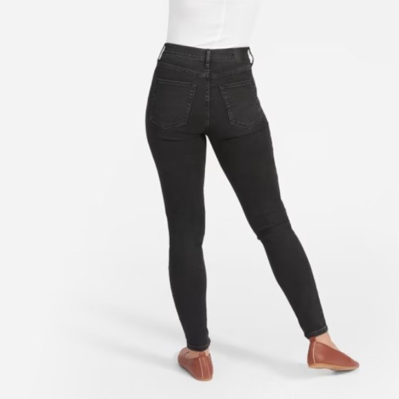 Everlane Authentic Stretch High-Rise Skinny Button Fly Jeans 26 Washed B… - Picture 7 of 8